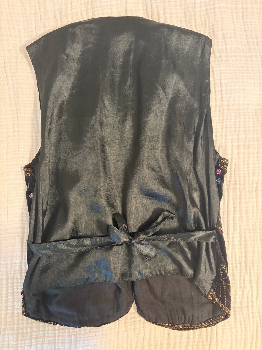 Vintage Embroidered Beaded Vest by Jonathan Martin - Picture 5 of 6